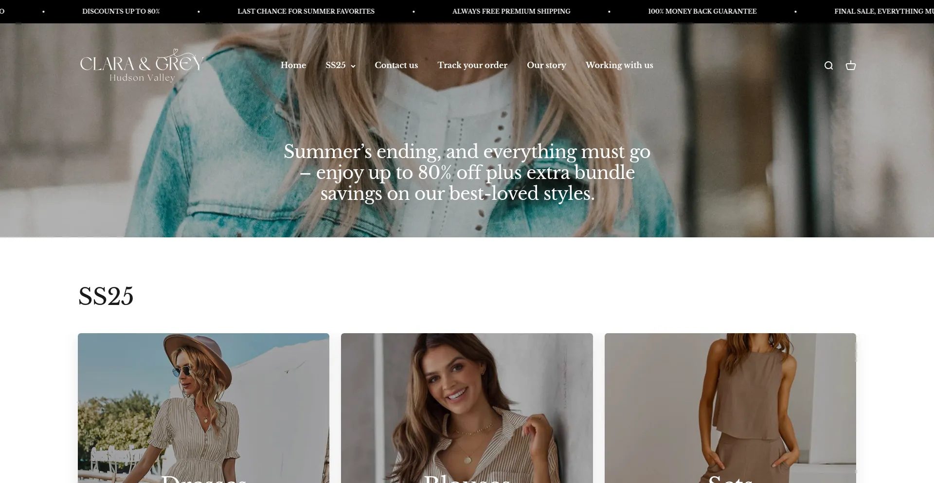 Claragrey-hudsonvalley.com Screenshot