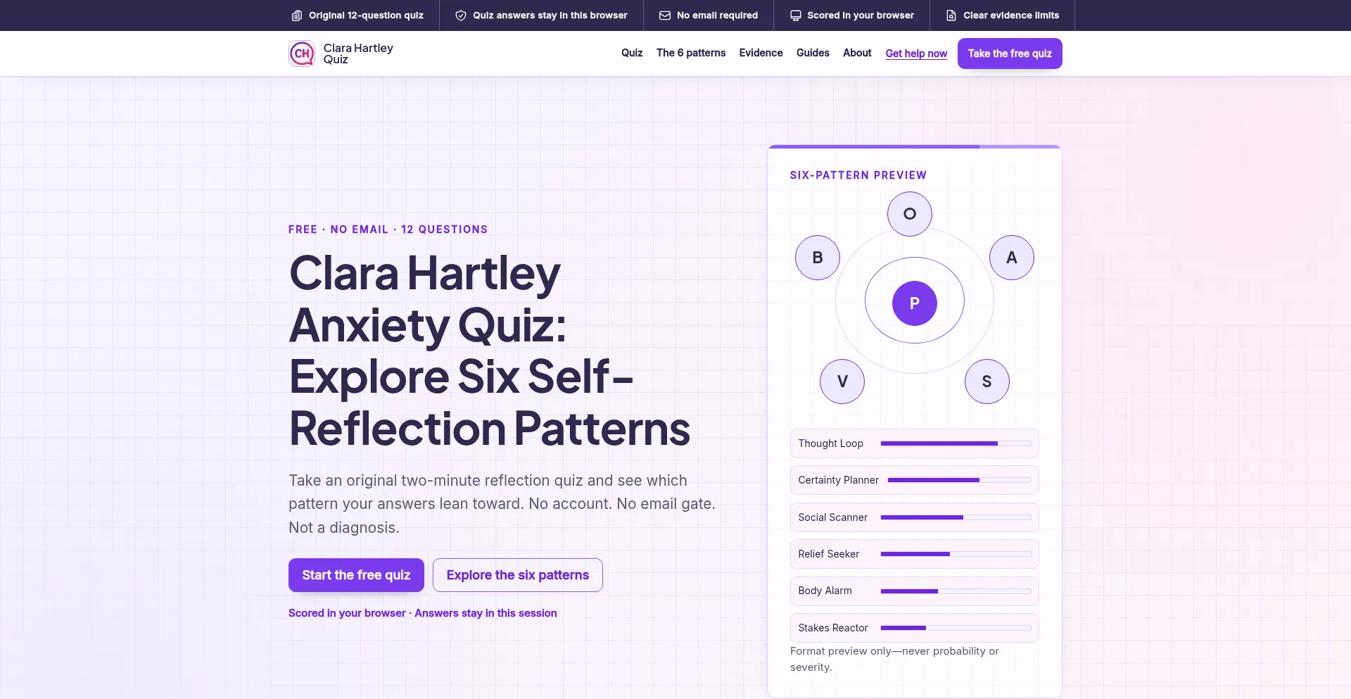Clarahartleyquiz.com