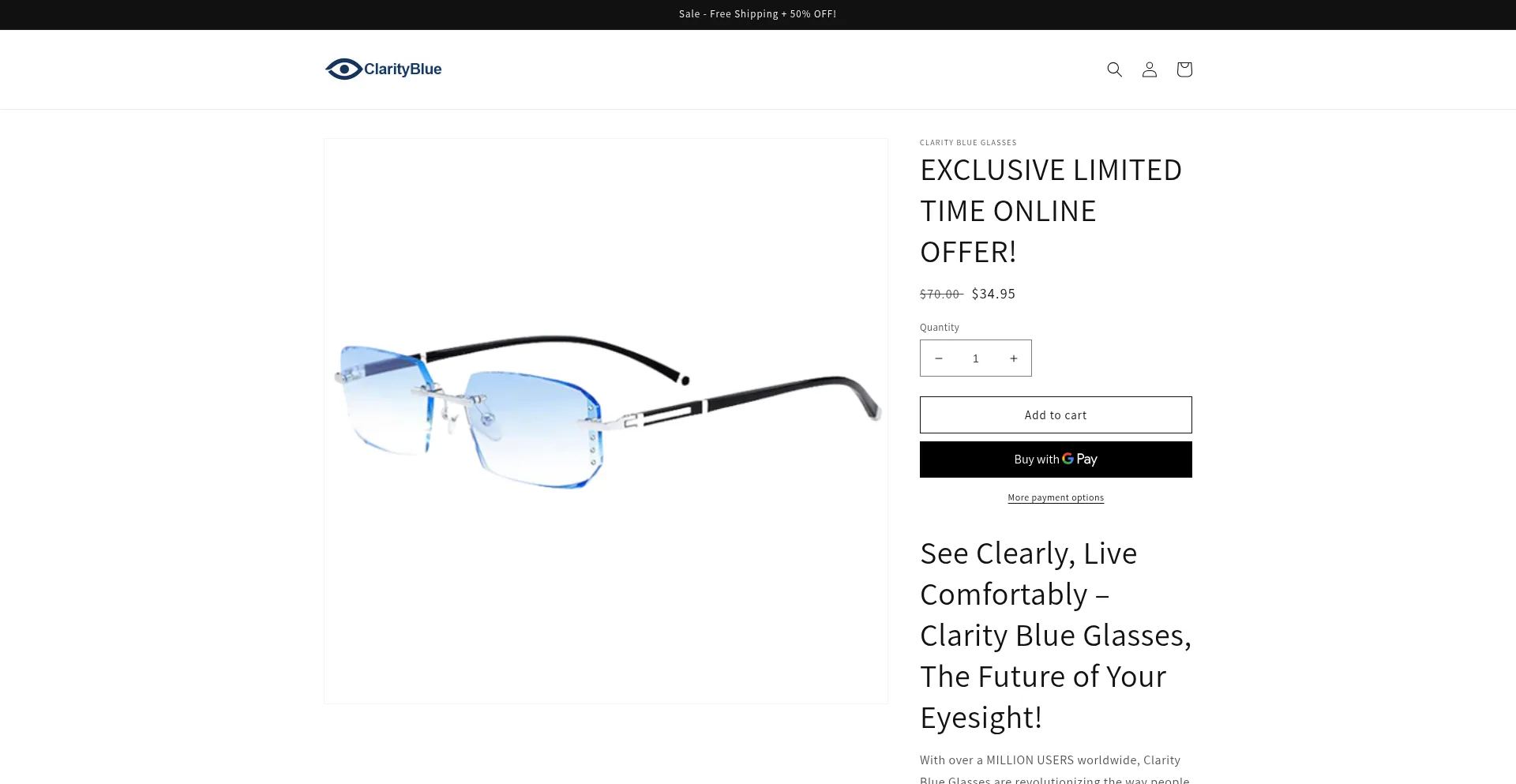 Clarityblueglasses.co