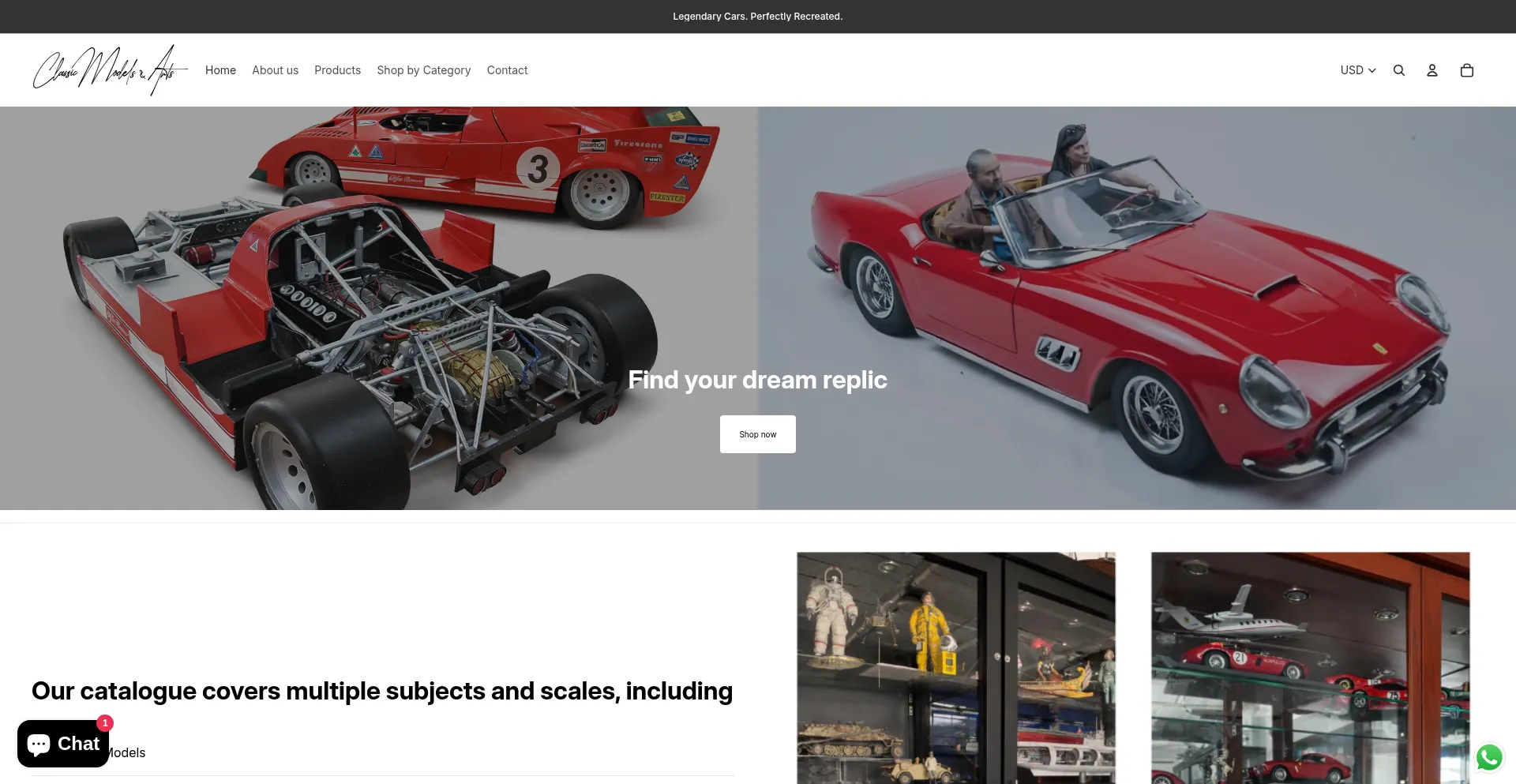 Classicmodelsandarts.com