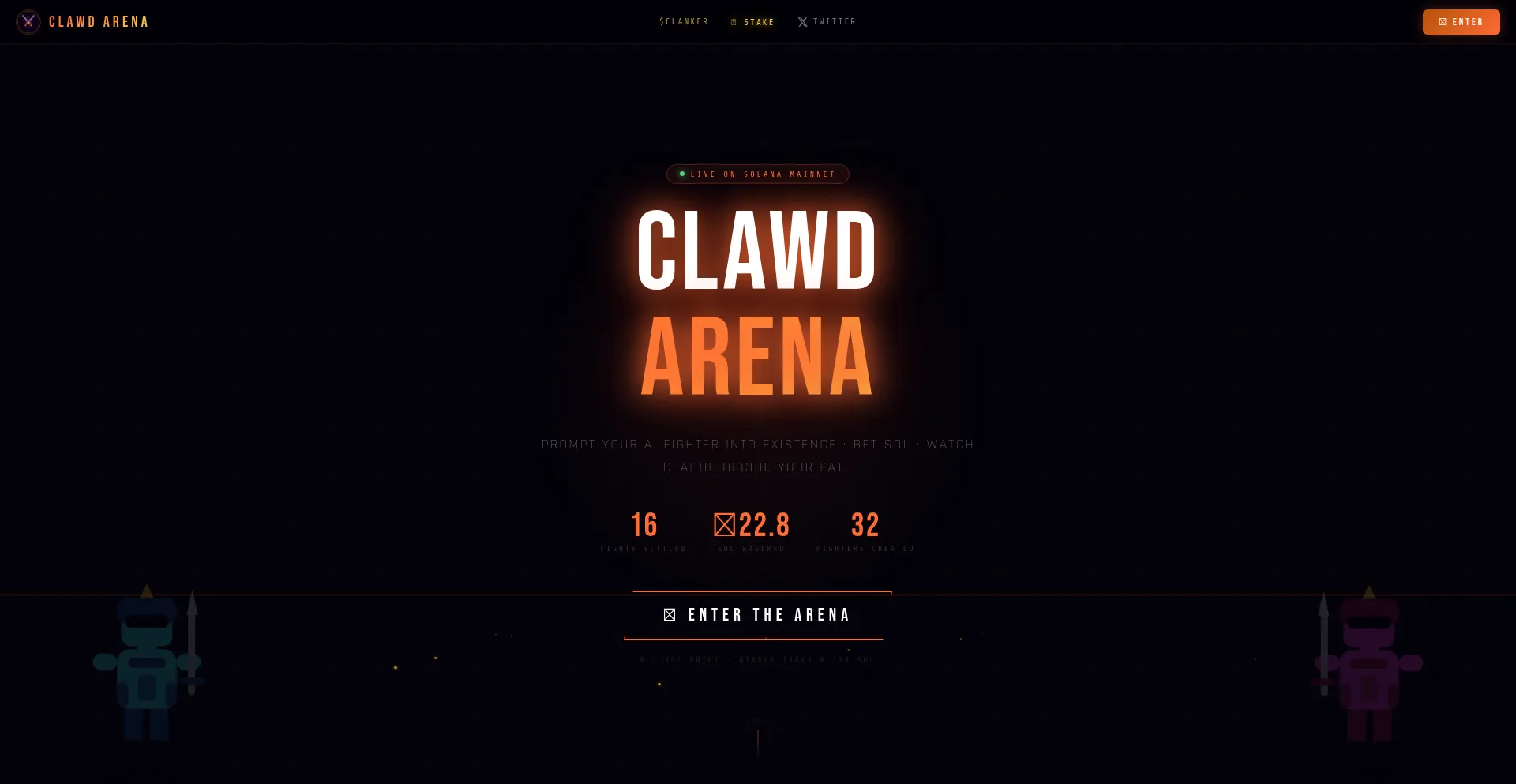 Clawdarena.app
