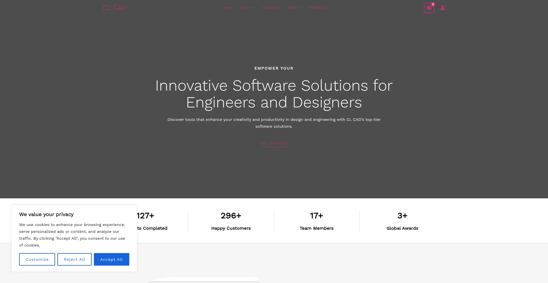 Clcad-ab.com Screenshot