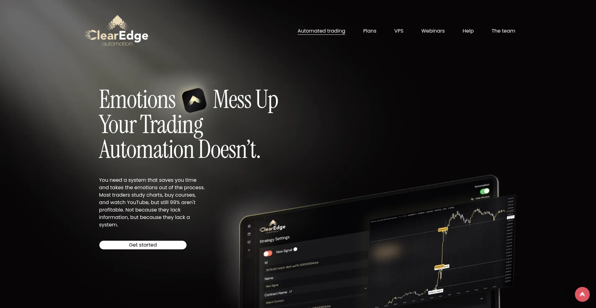 Clearedge.trading Screenshot