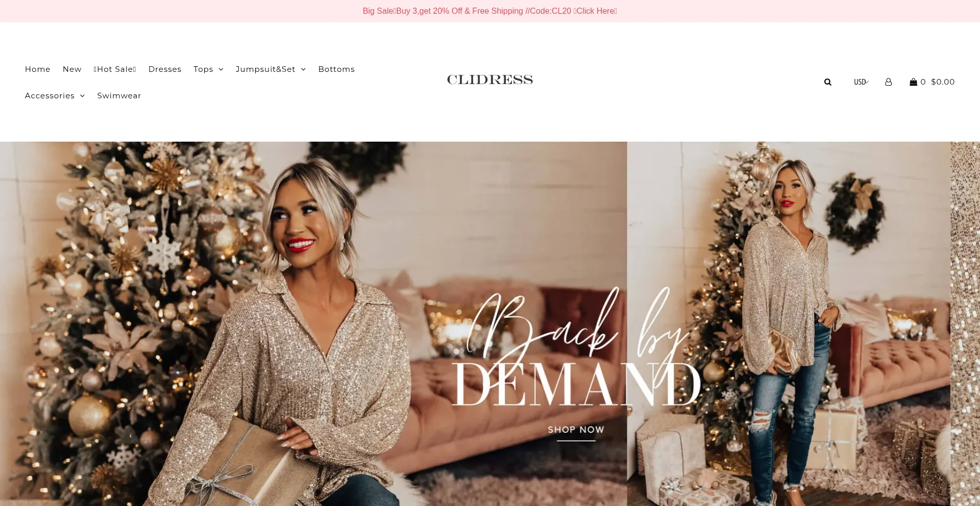Clidress.com Screenshot
