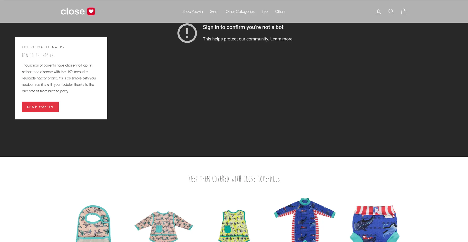 Closeparent.com Screenshot