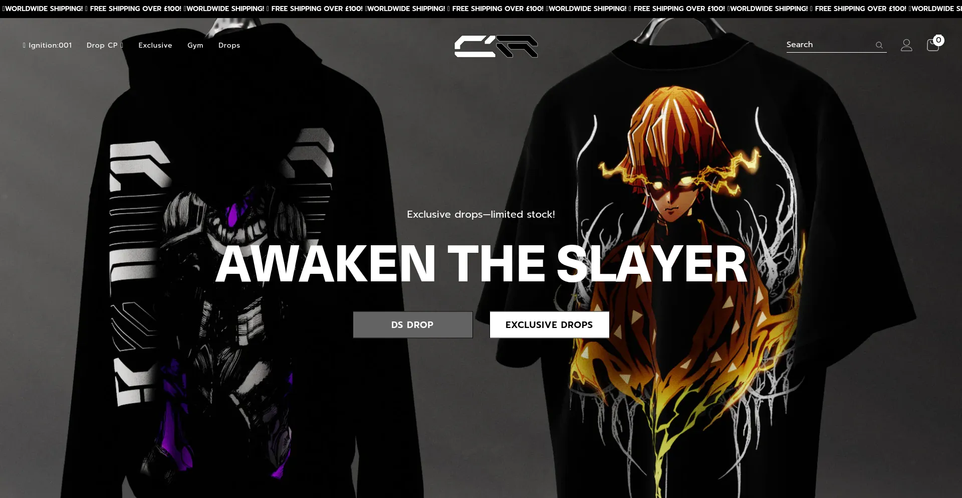 Website screenshot of Clothingrealm.com
