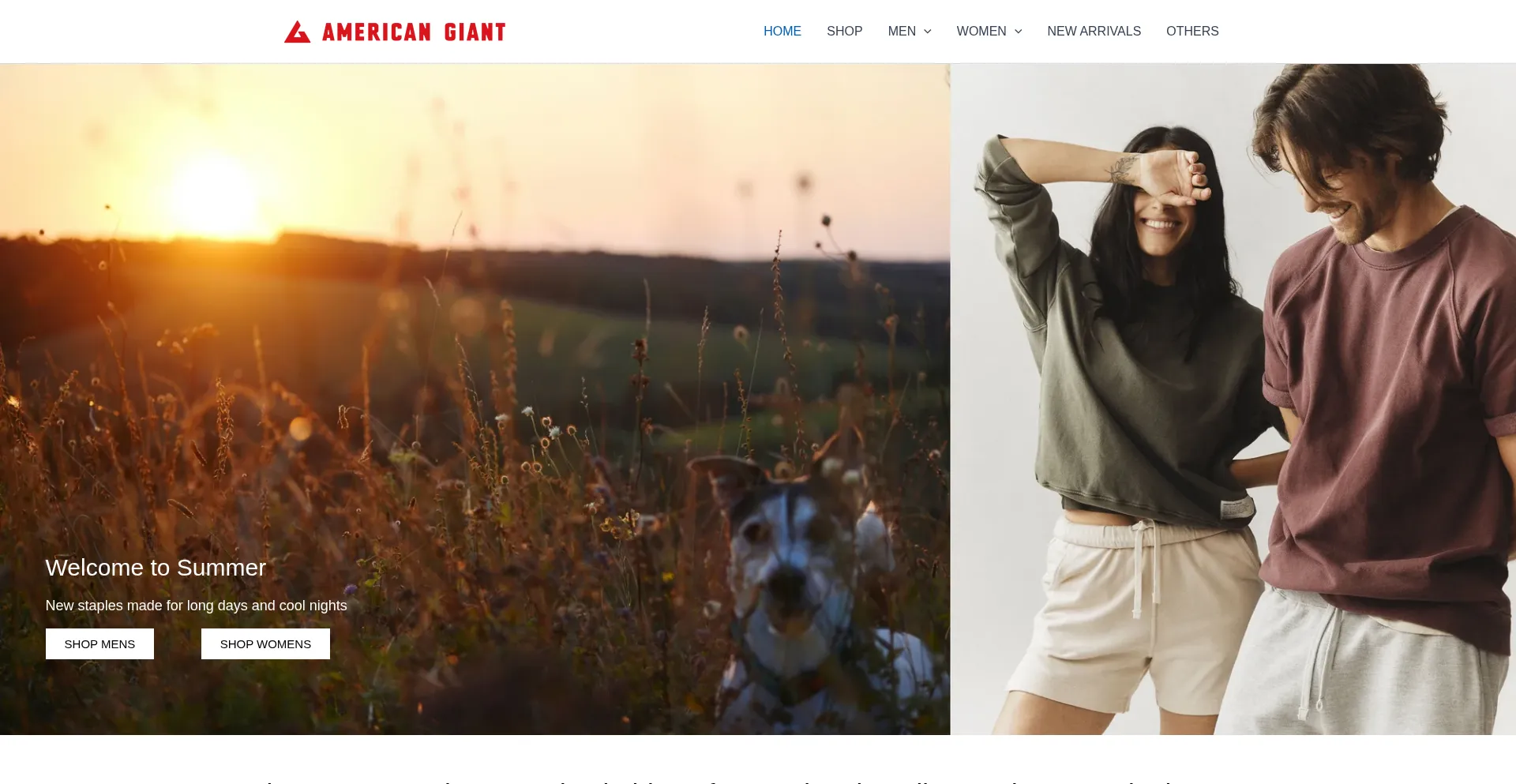 Clothshoppe.com Screenshot