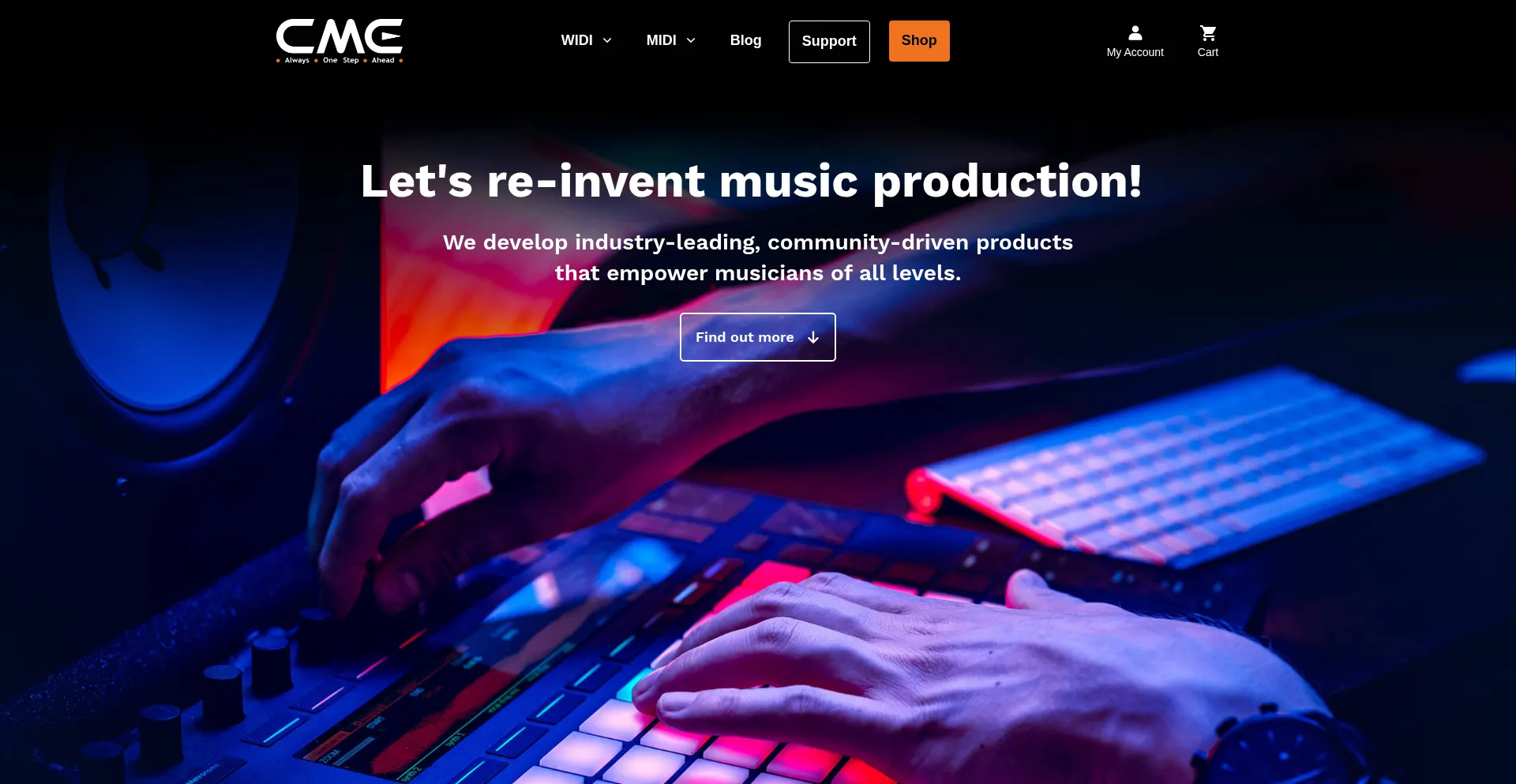 Website screenshot of Cme-pro.com