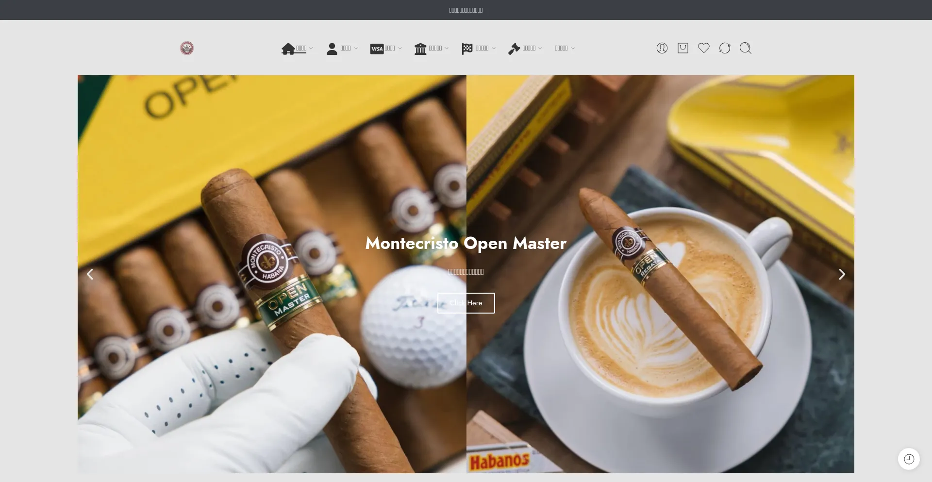 Website screenshot of Cnccigar.com