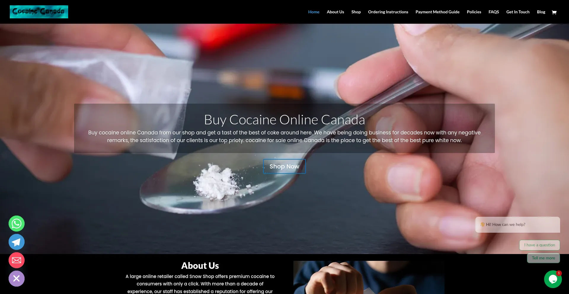 Cocaineforsalecanada.com 安全可靠吗？