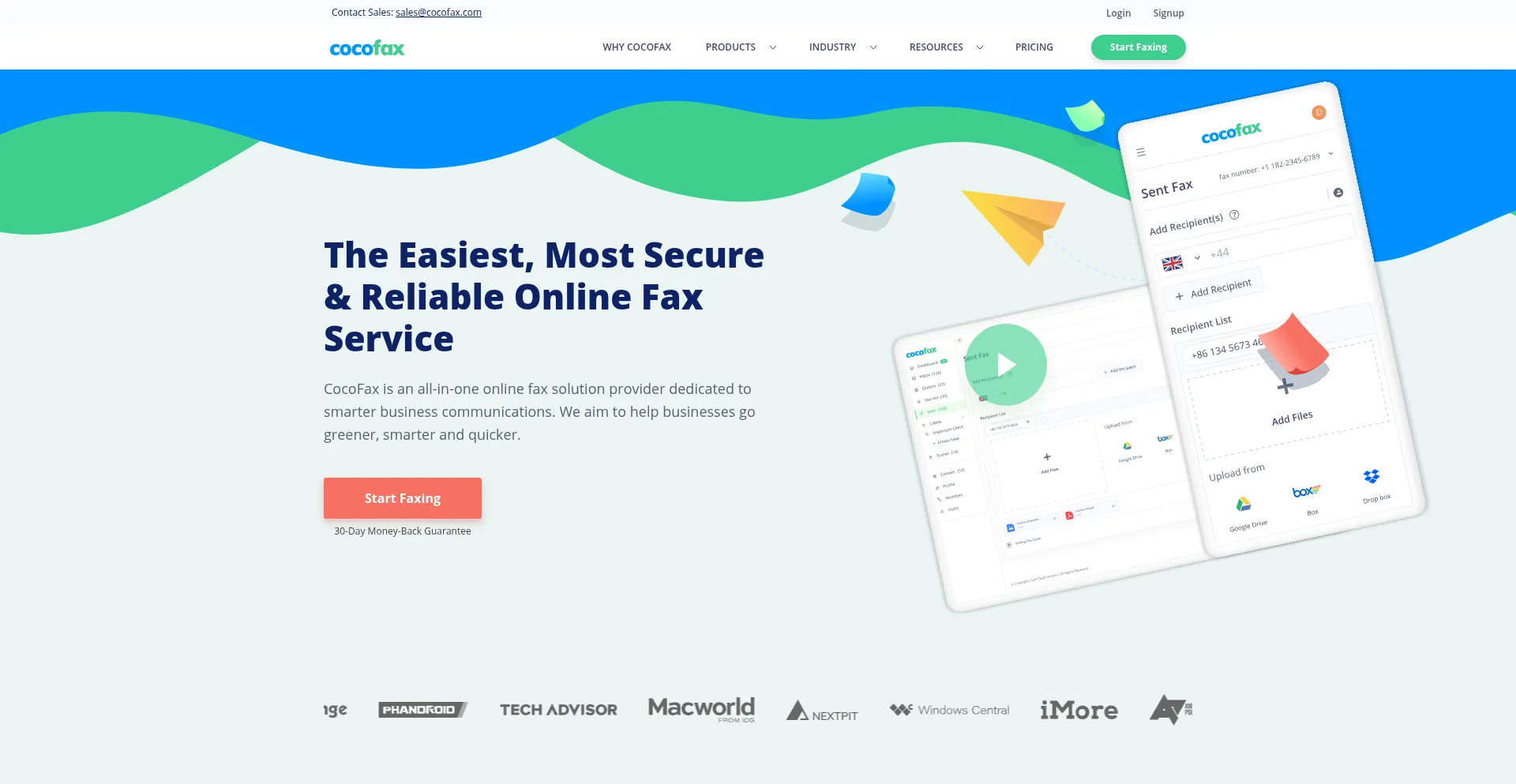 Cocofax.com 安全可靠吗？