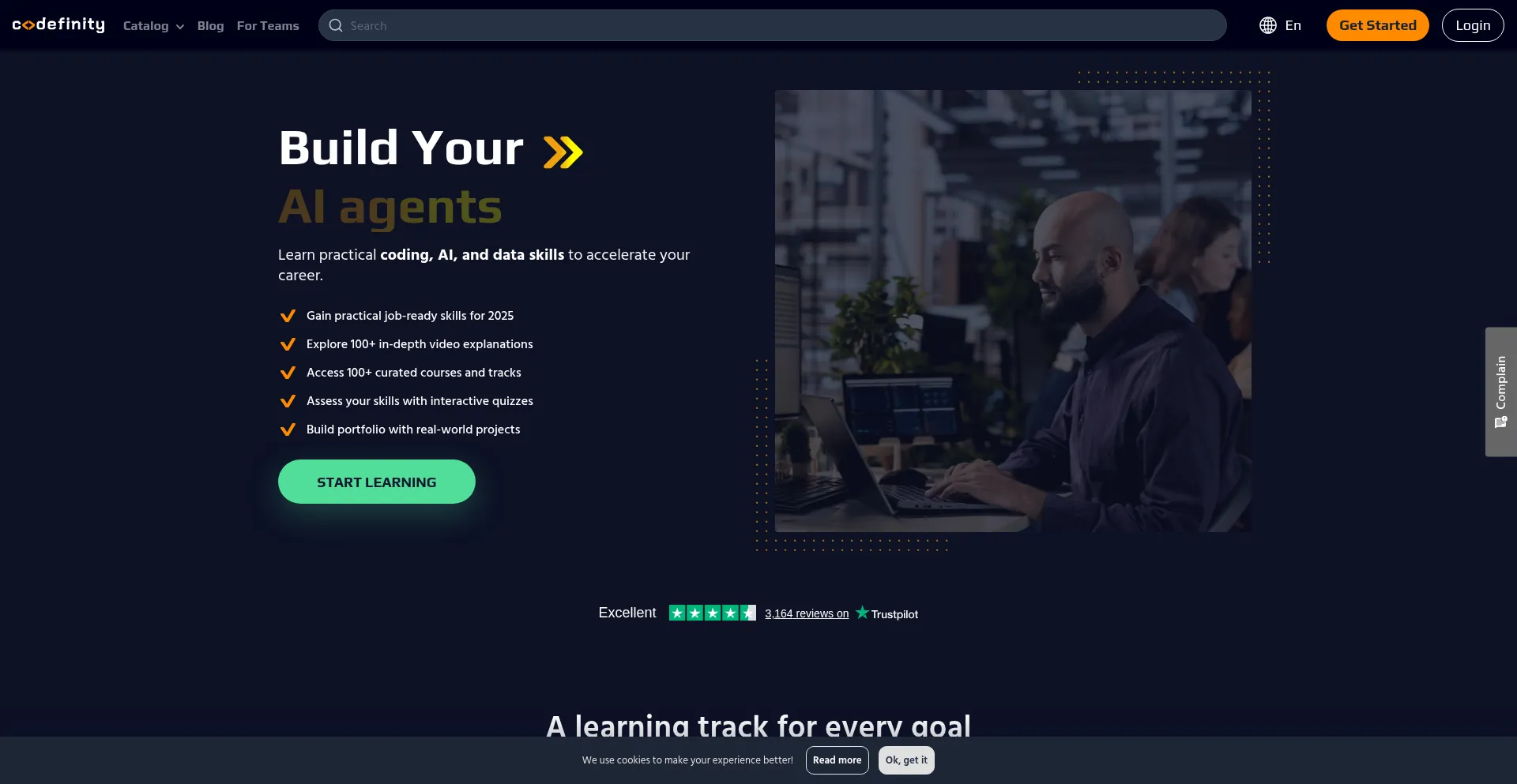 Codefinity.com Screenshot