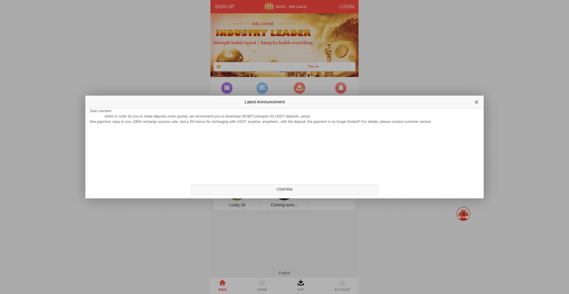 Website screenshot of Coinasay.com