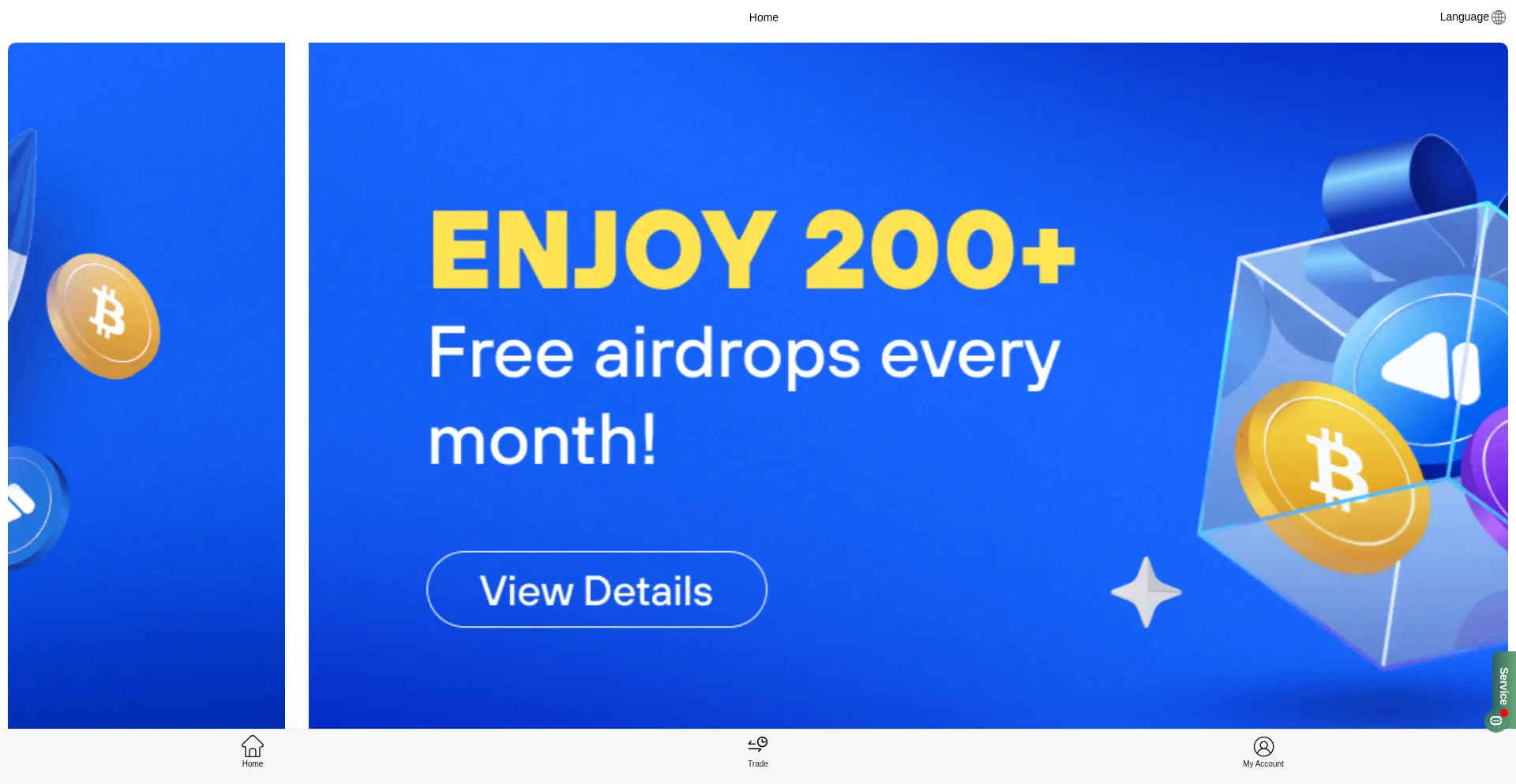 Website screenshot of Coinhhd.vip