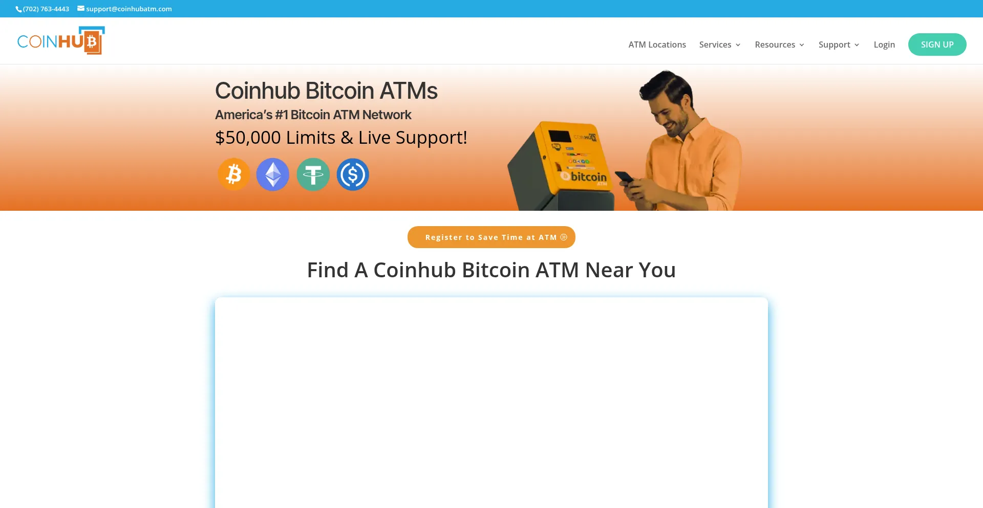 Coinhubatm.com Screenshot