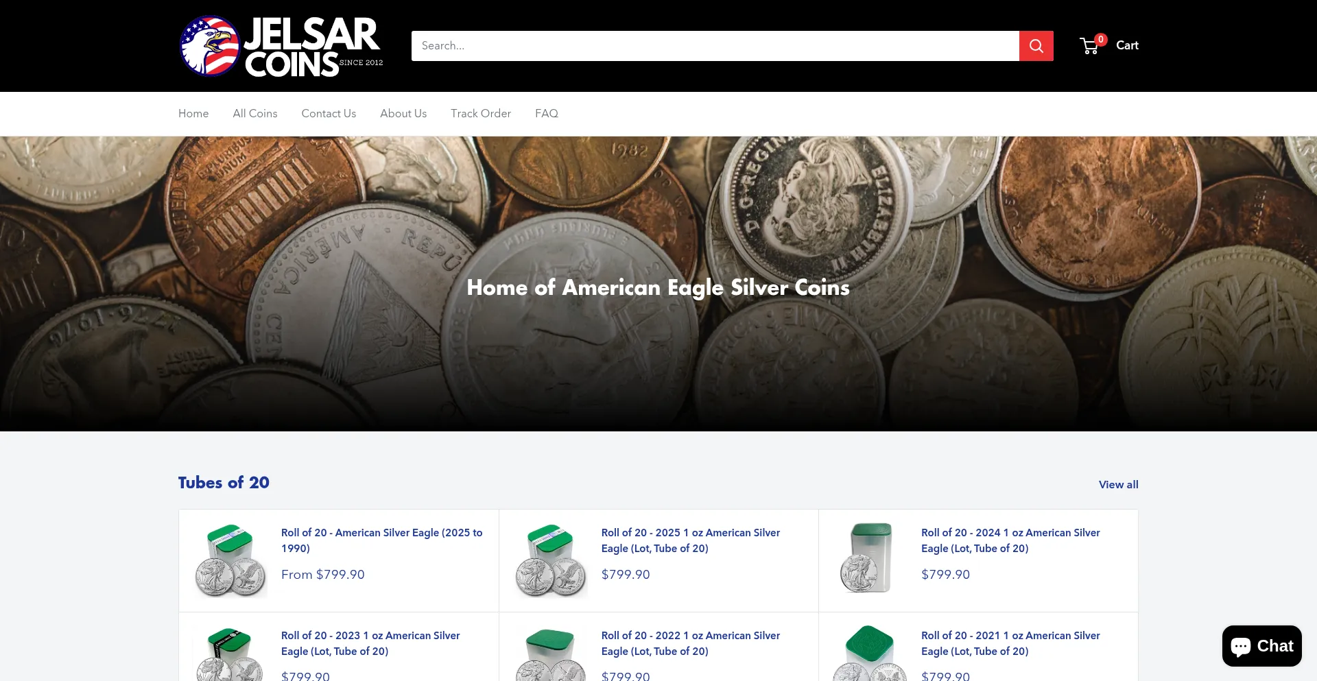 Website screenshot of Coinjelsar.com