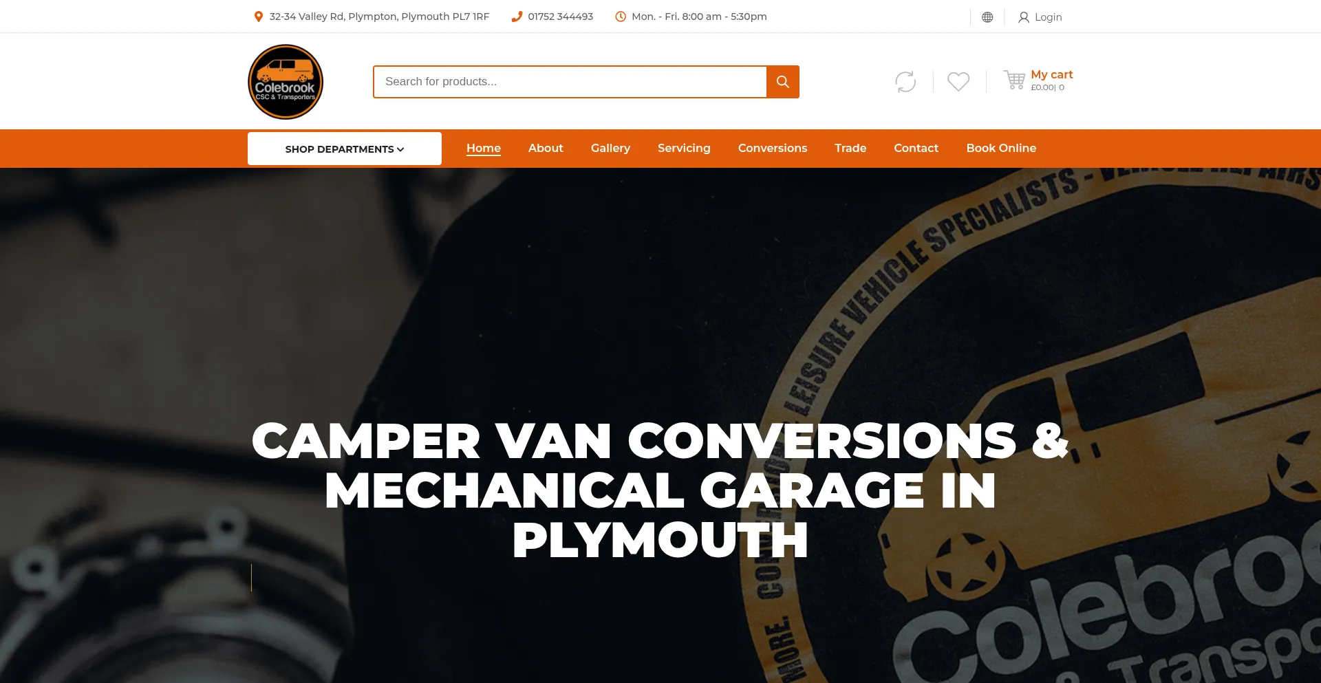 Website screenshot of Colebrooktransporters.co.uk