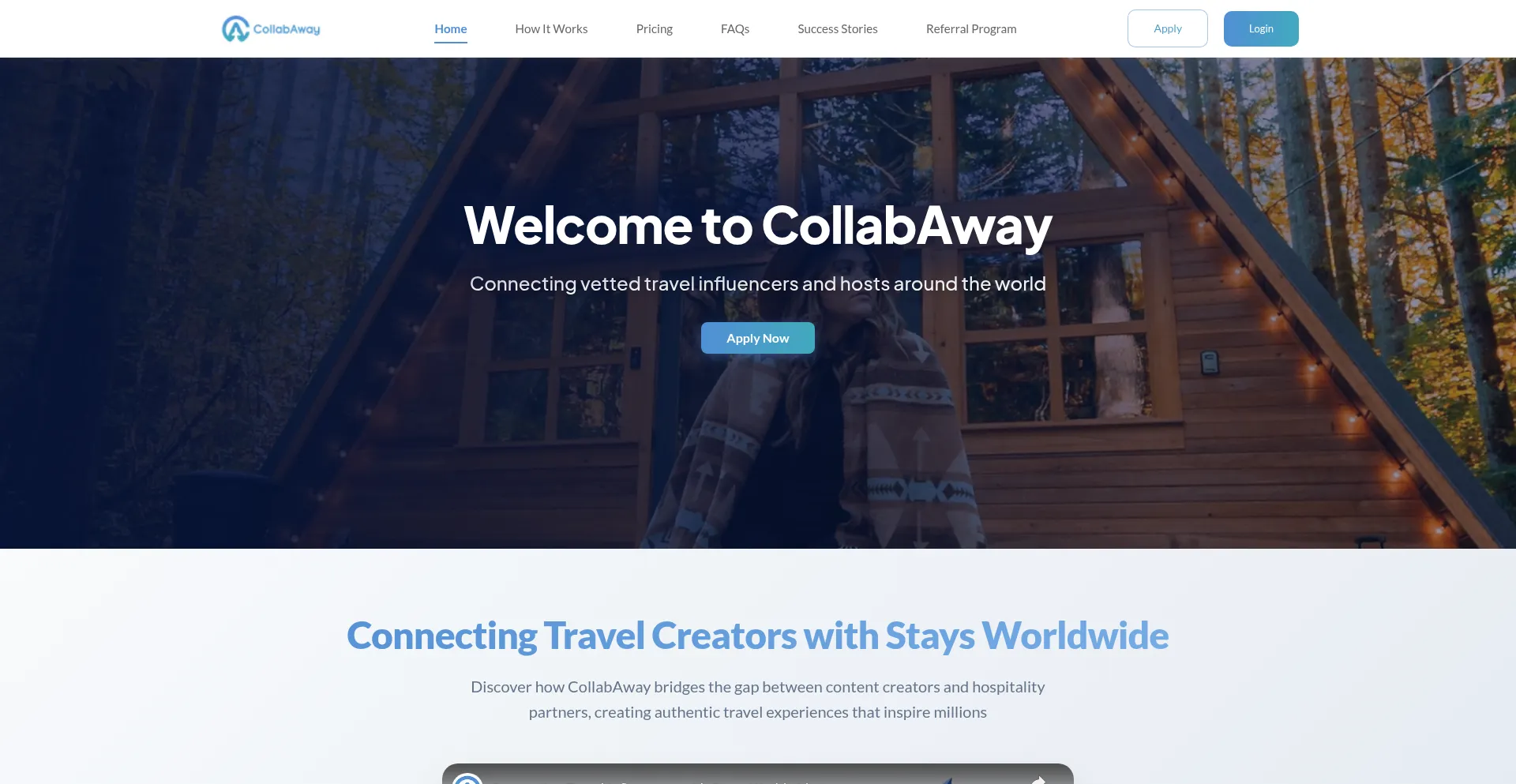 Website screenshot of Collabawayhq.com