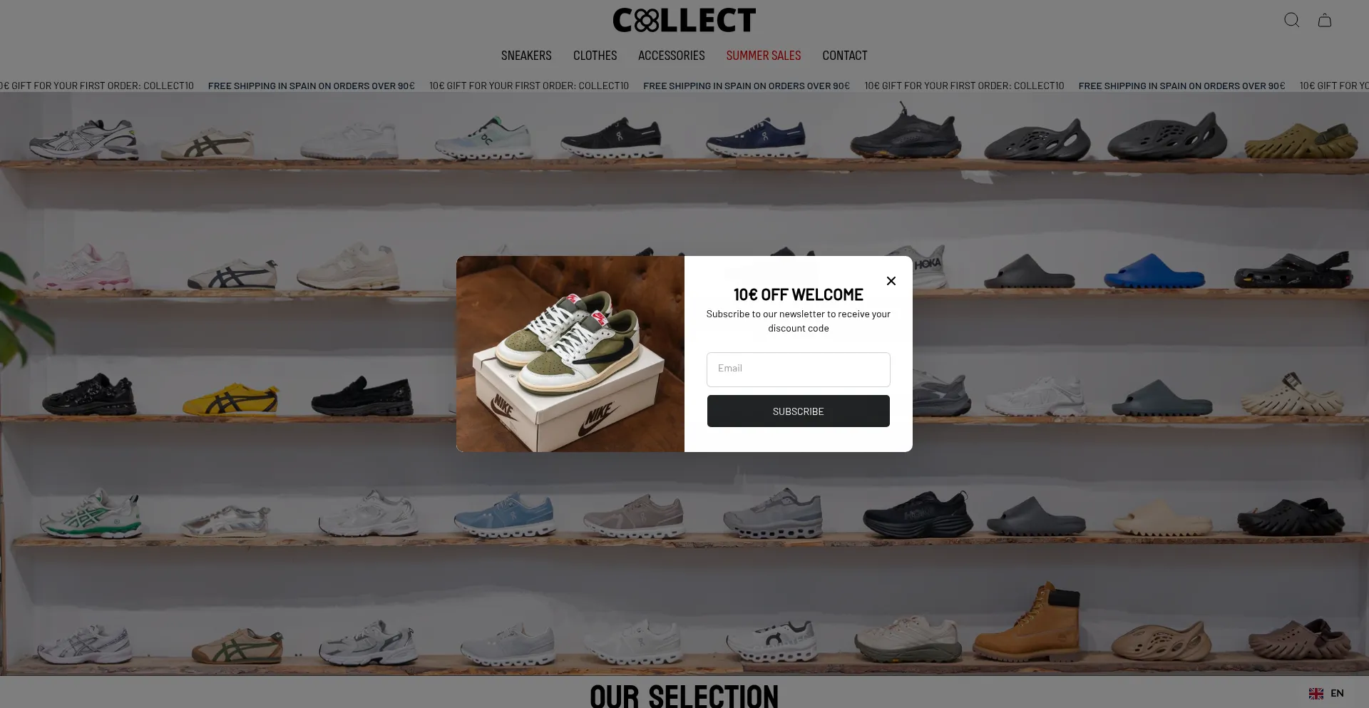 Website screenshot of Collect-barcelona.es