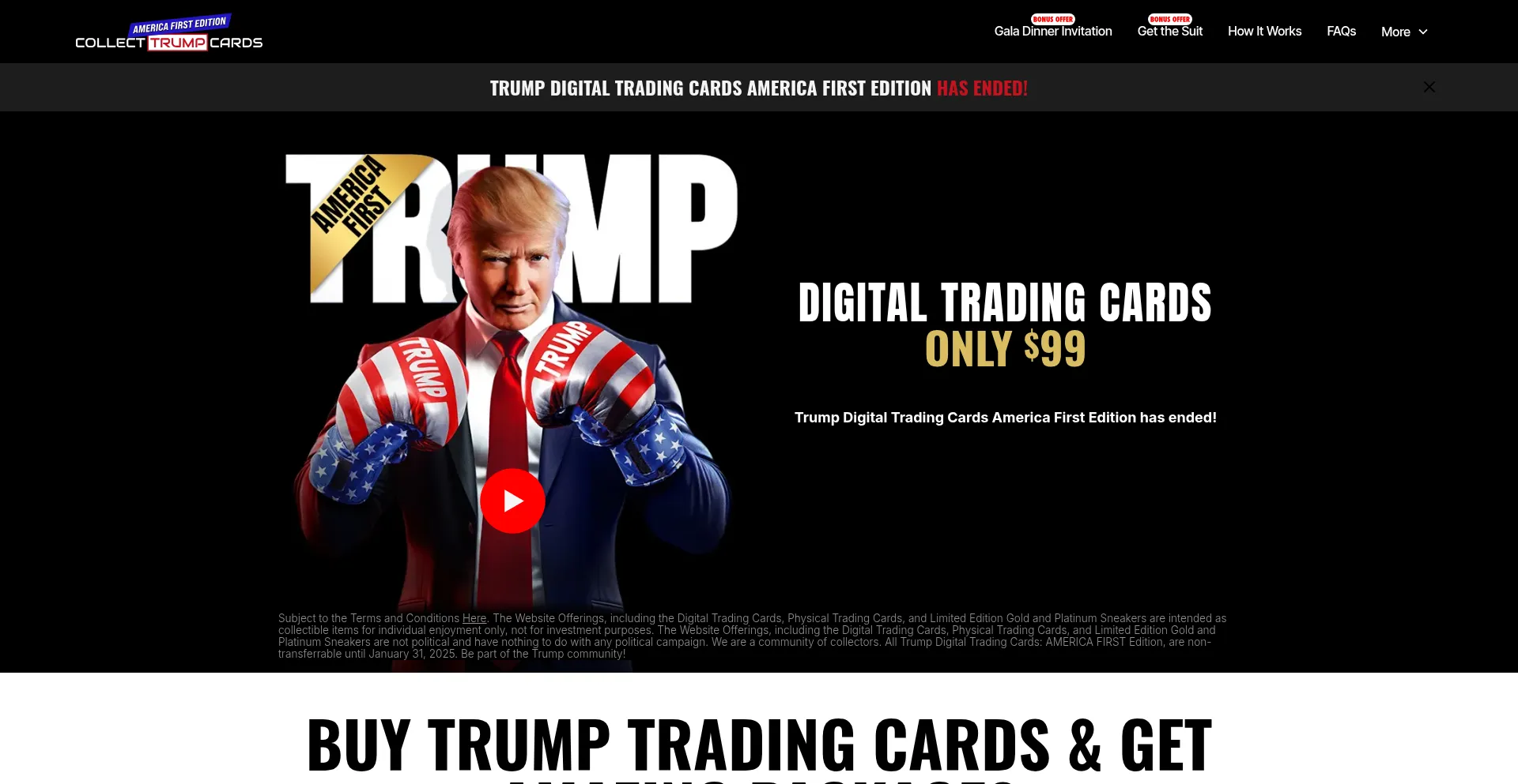 Collecttrumpcards.com 安全可靠吗？