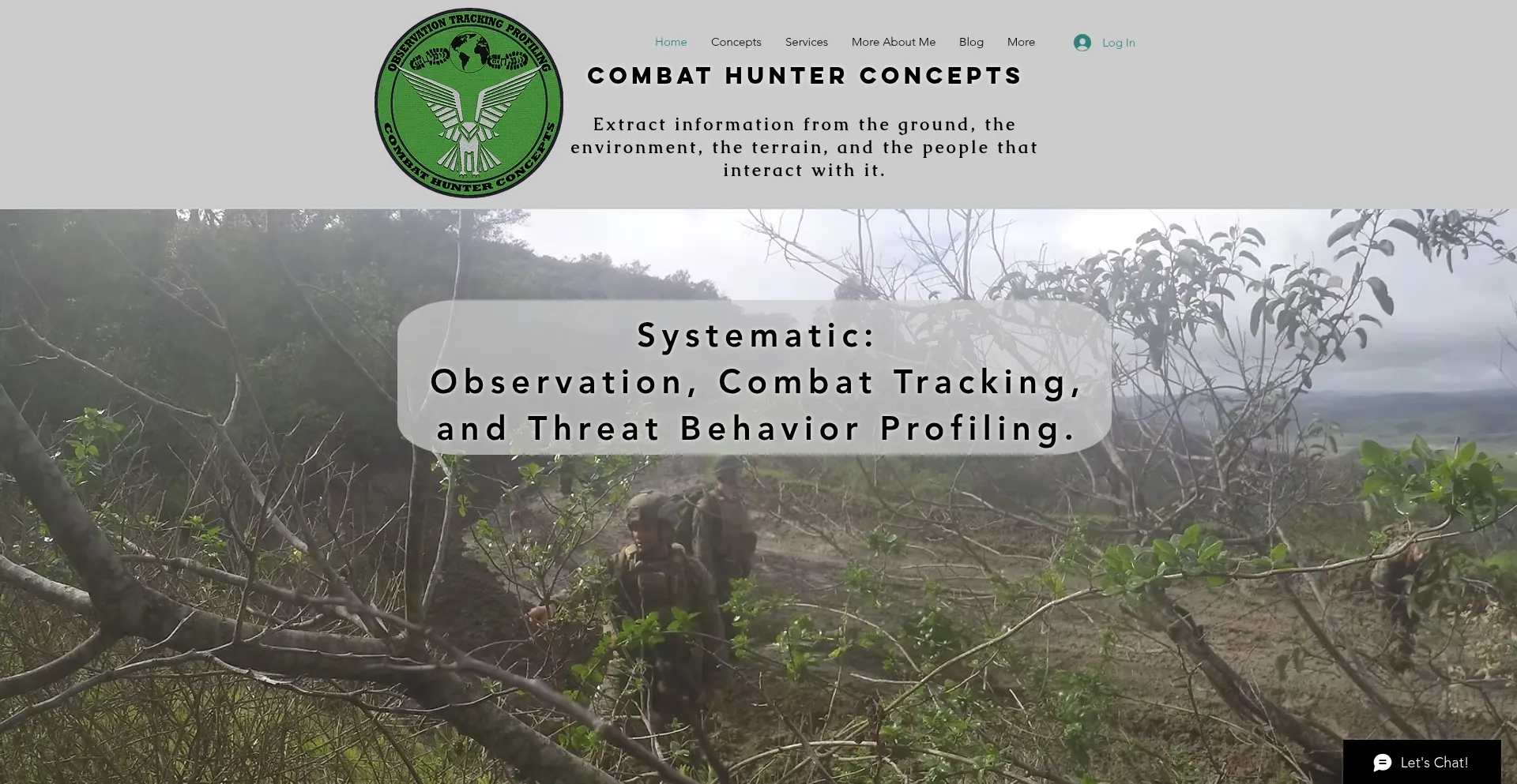Combathunterconcepts.com Screenshot