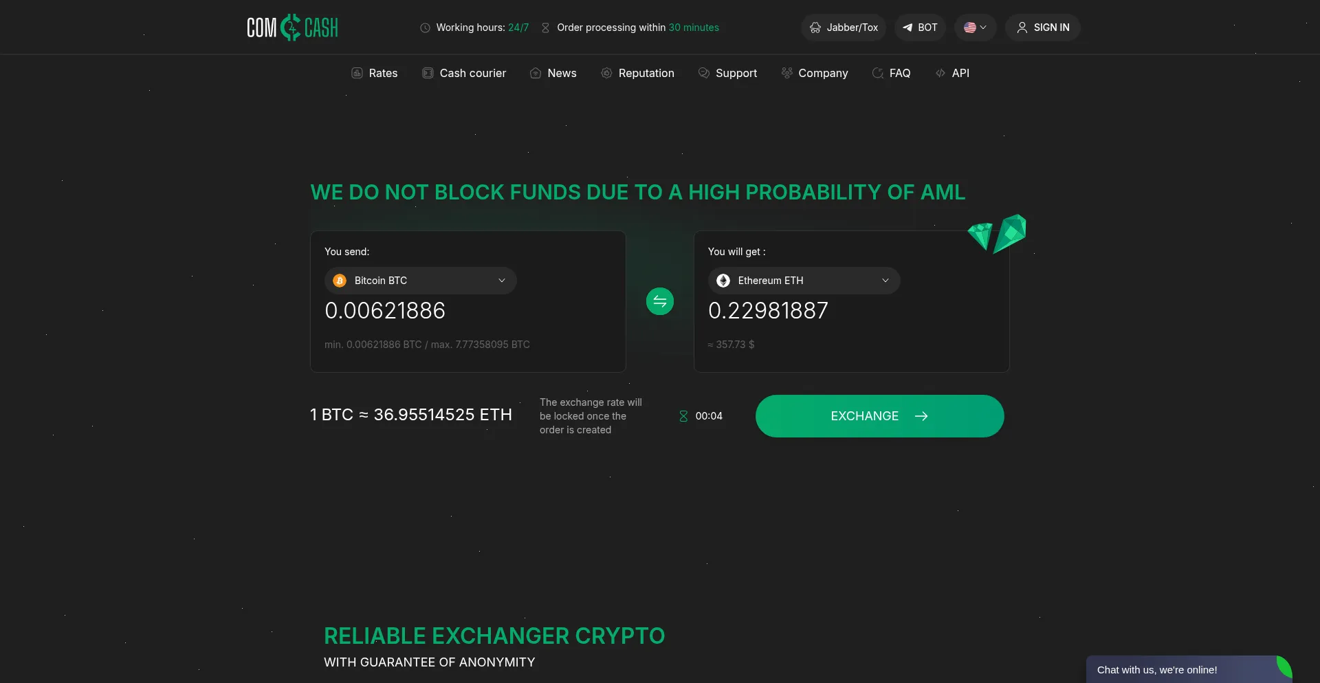 Comcash.exchange