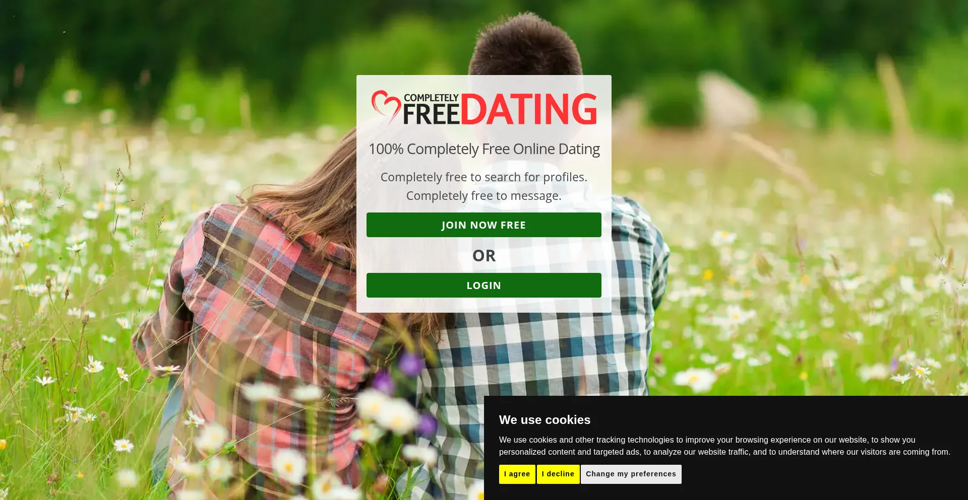 Completelyfreedating.co.uk Screenshot