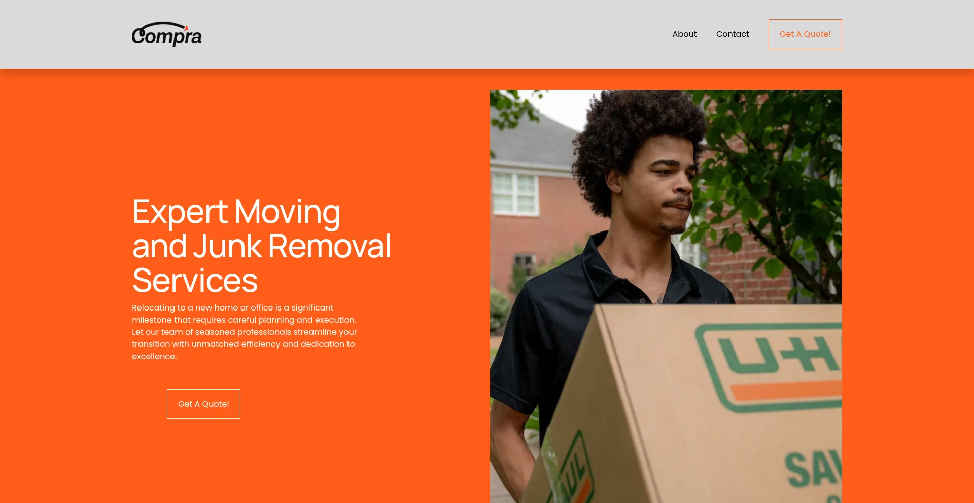 Website screenshot of Compramoves.com