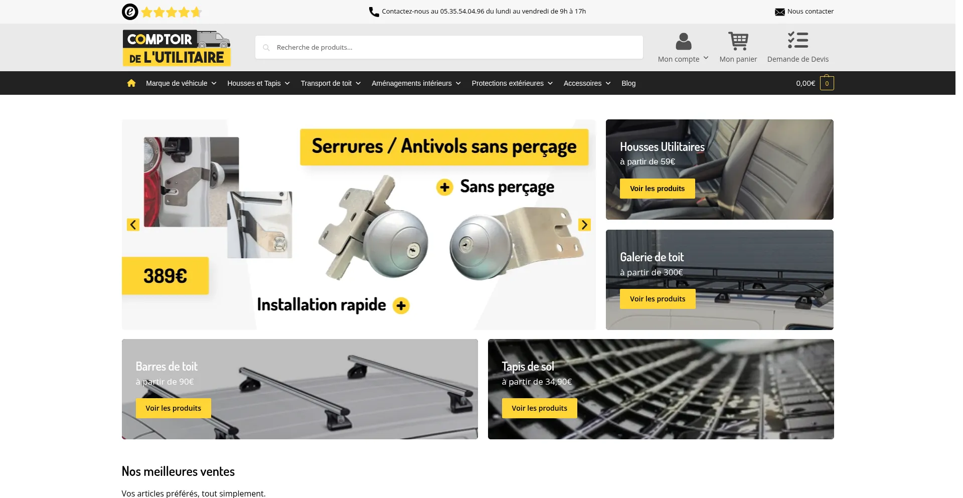Comptoir-utilitaire.com 安全可靠吗？