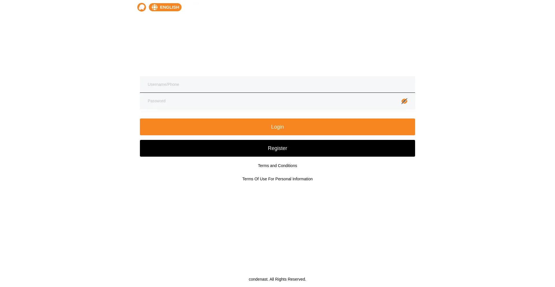 Website screenshot of Condenasti.top