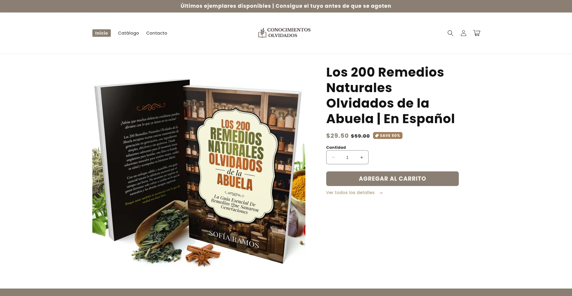 Conocimientosolvidados.com 安全可靠吗？