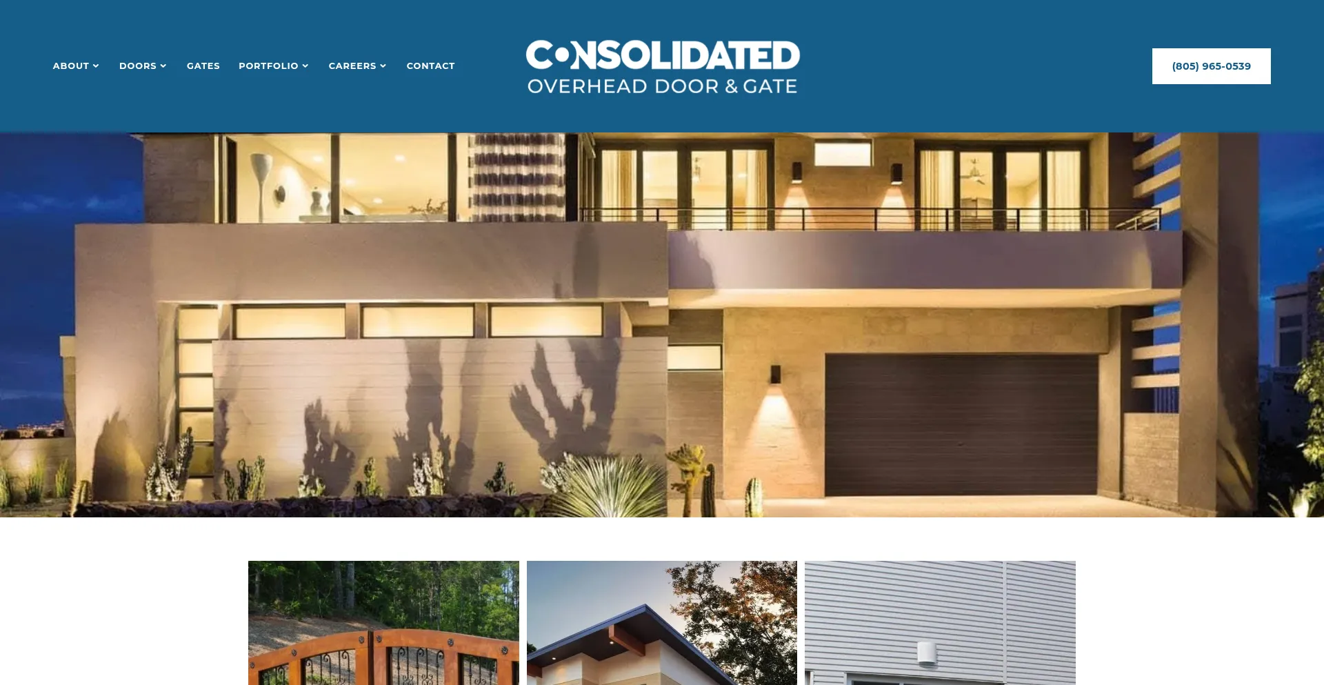 Consolidatedoverheaddoor.com Screenshot