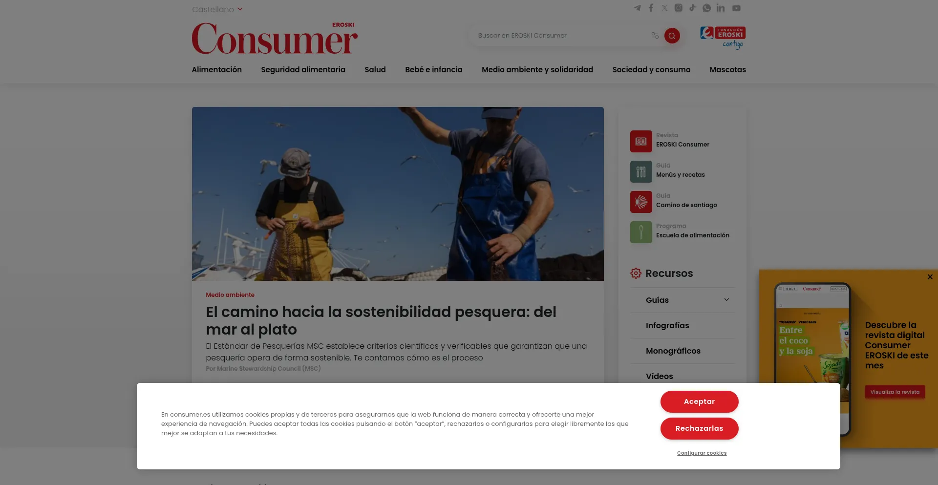 Consumer.es Screenshot