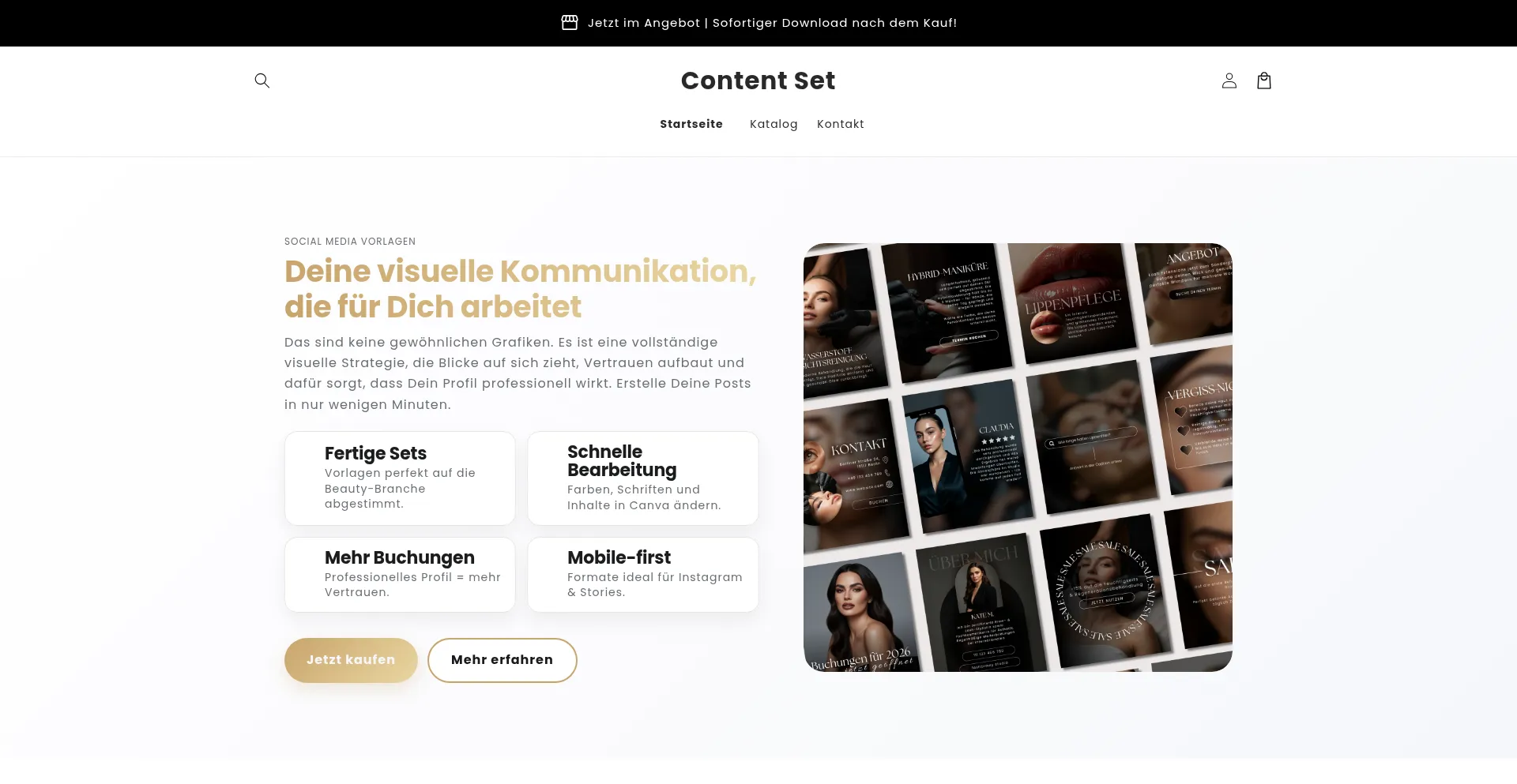Contentset.de Screenshot