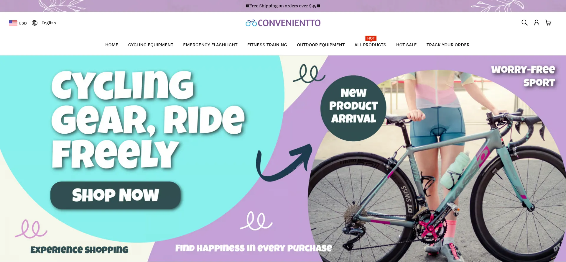Website screenshot of Convenientto.com