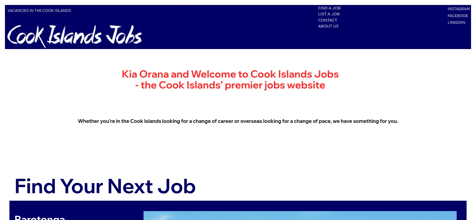 Cookislandsjobs.com