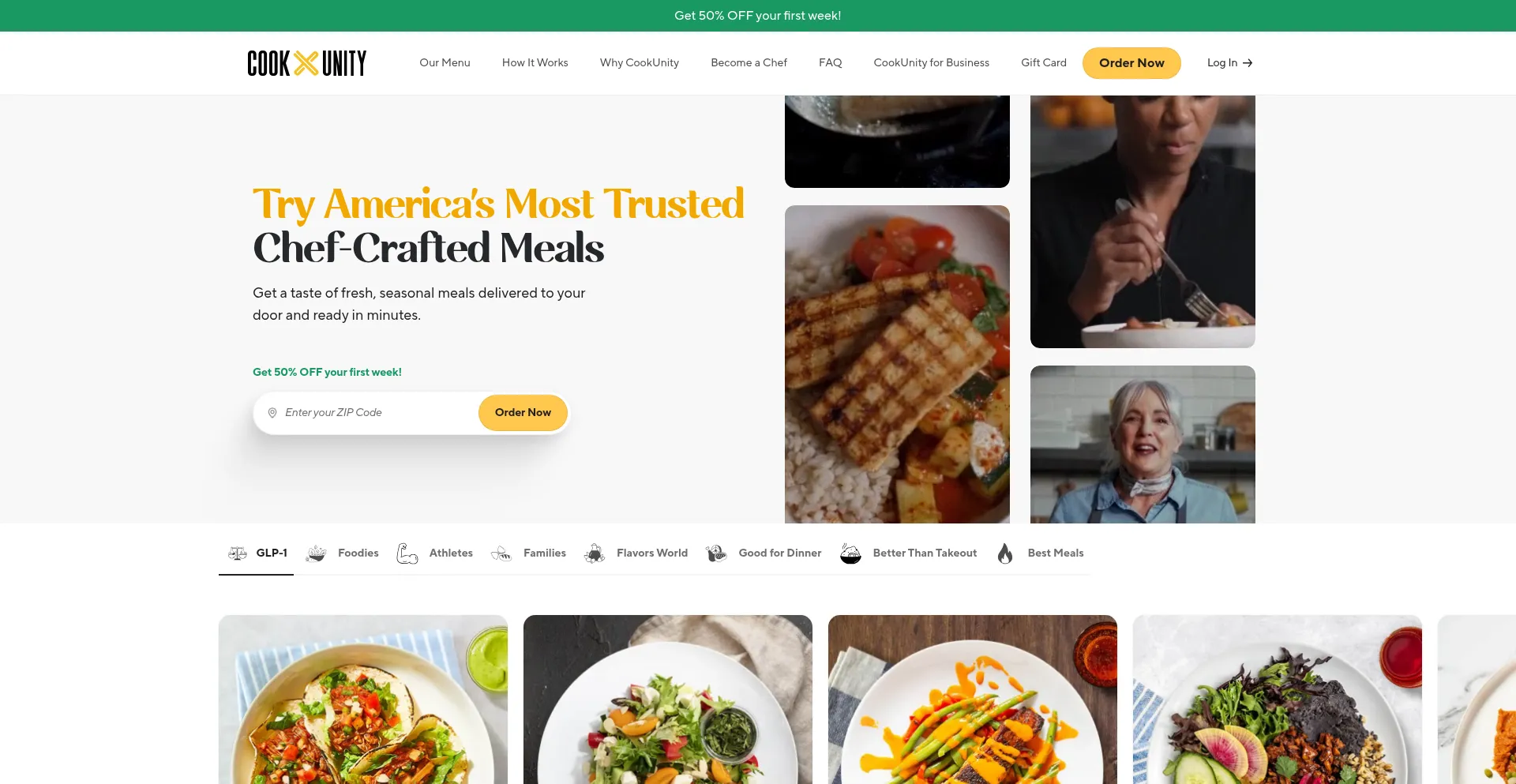 Cookunity.com Screenshot