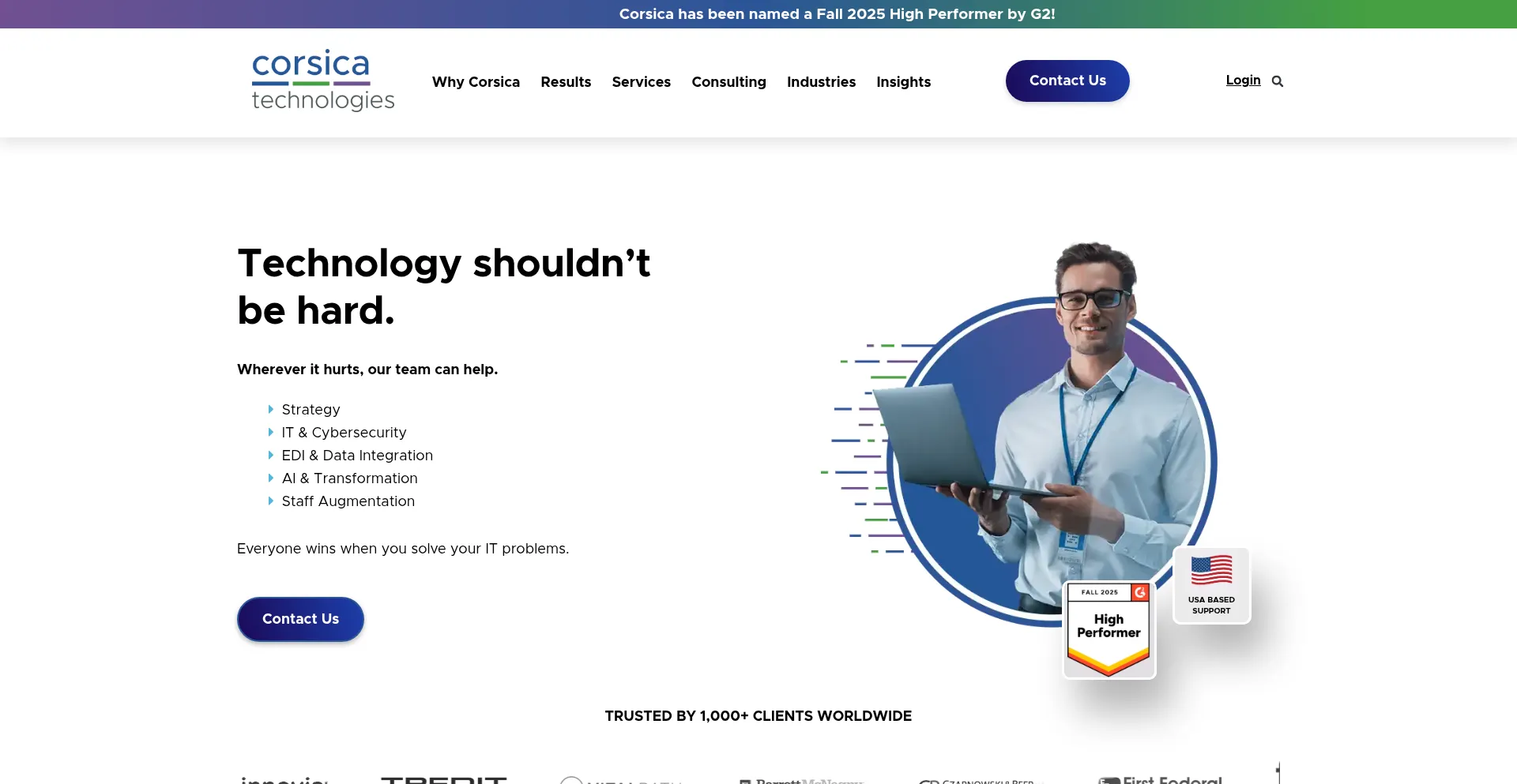 Corsicatech.com Screenshot