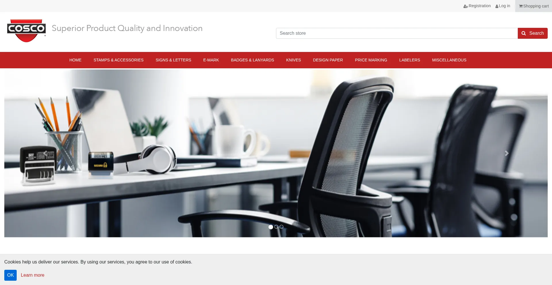 Coscoindustries.com Screenshot
