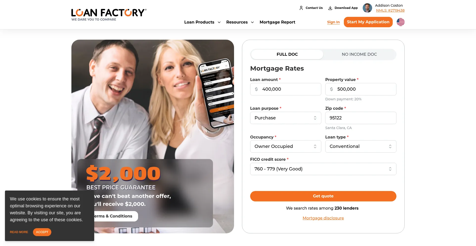 Costonmortgage.com