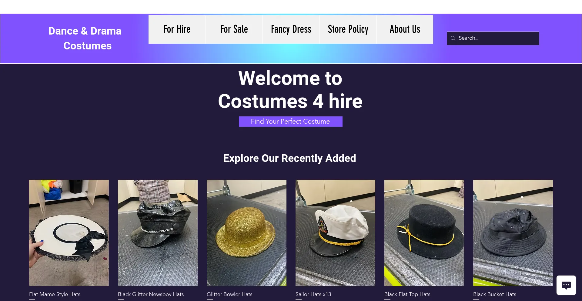 Costumes4hire.net Screenshot