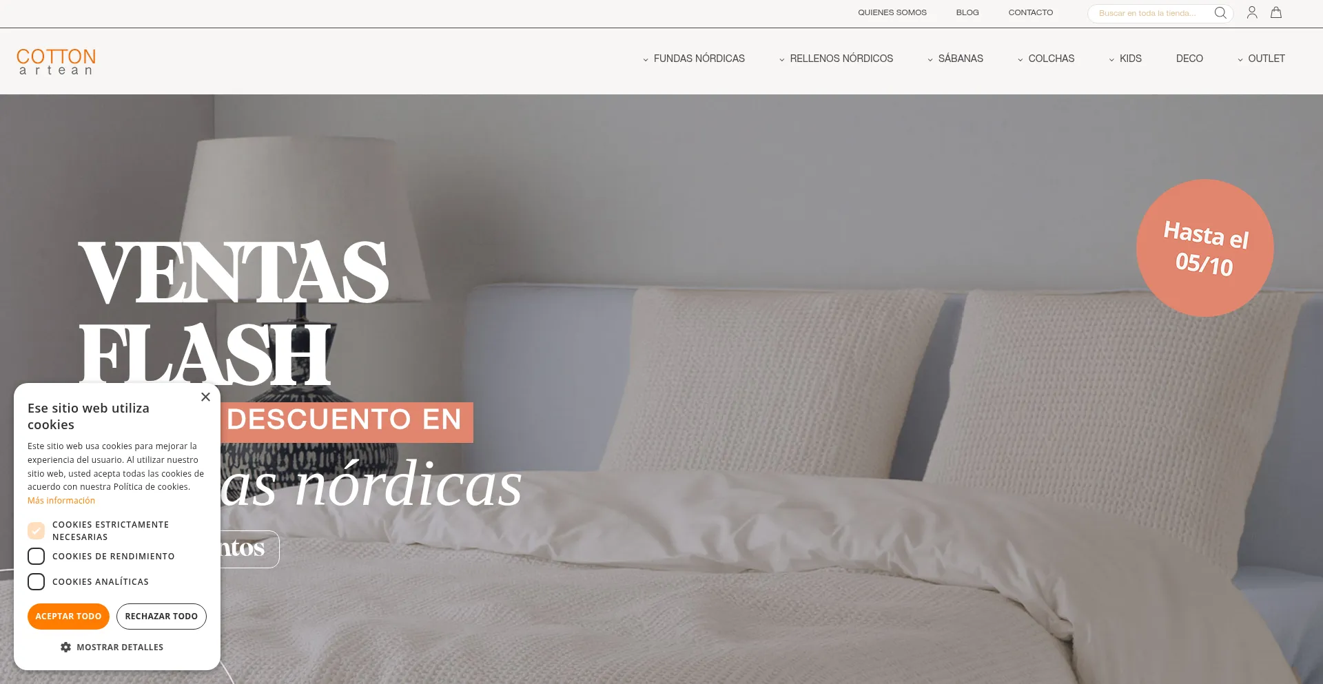 Cottonartean.com Screenshot