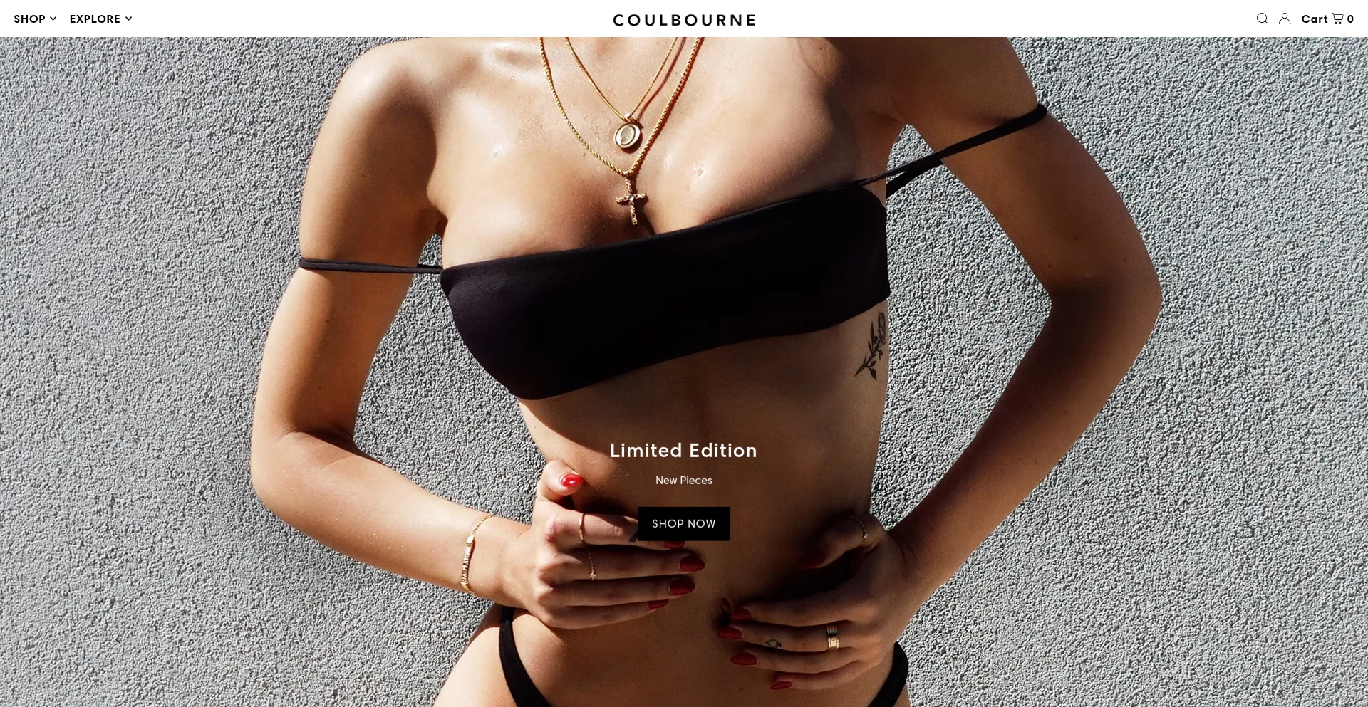 Website screenshot of Coulbourne.net