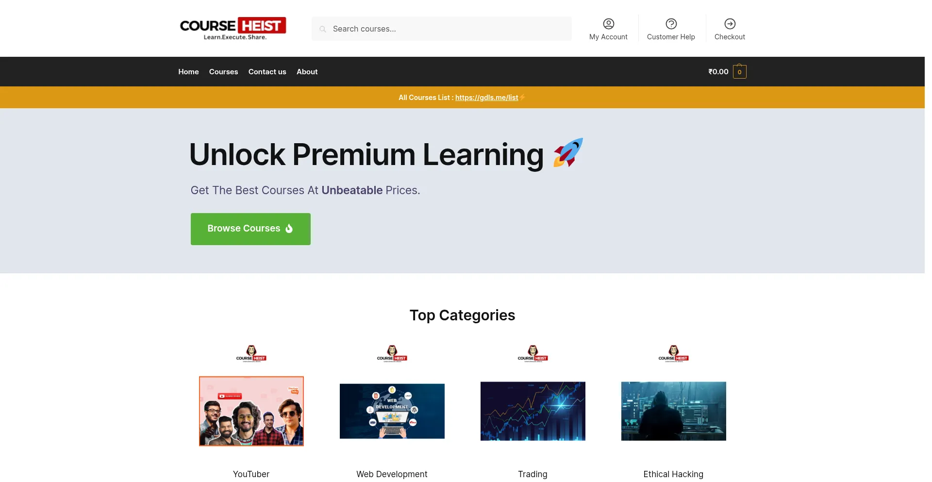 Courseheistshop.click 安全可靠吗？