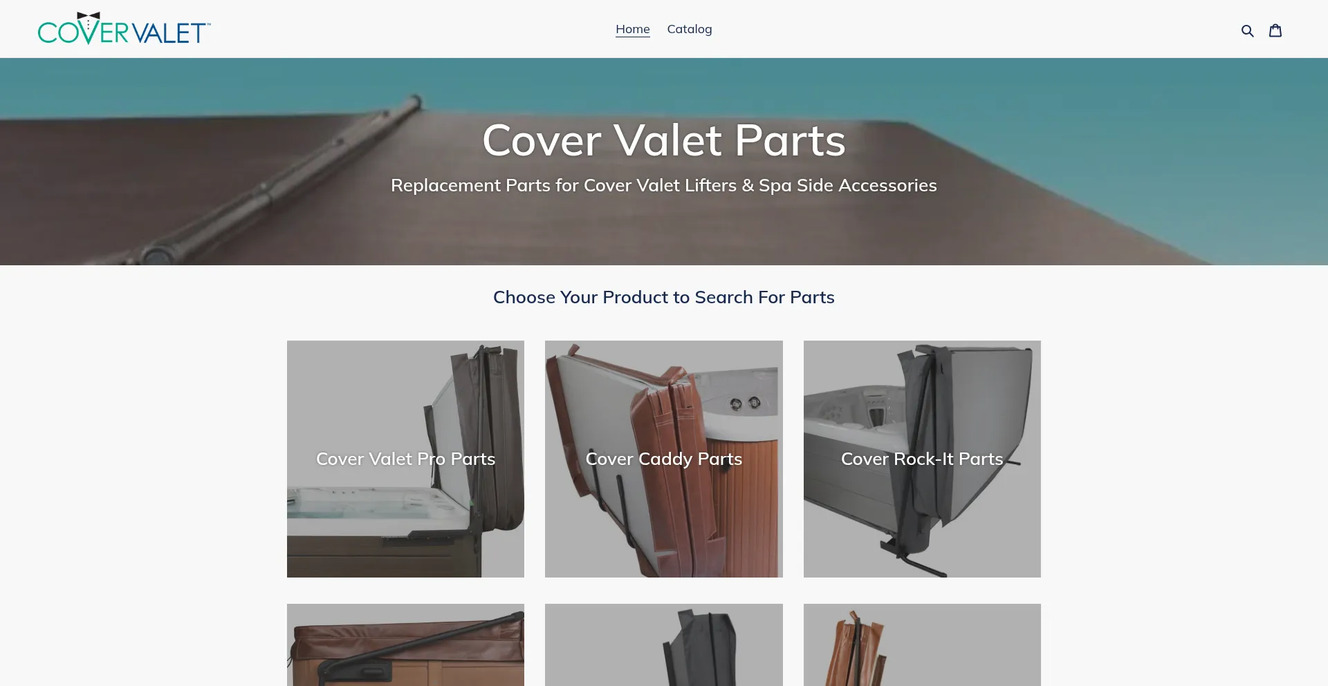 Covervaletparts.com Screenshot