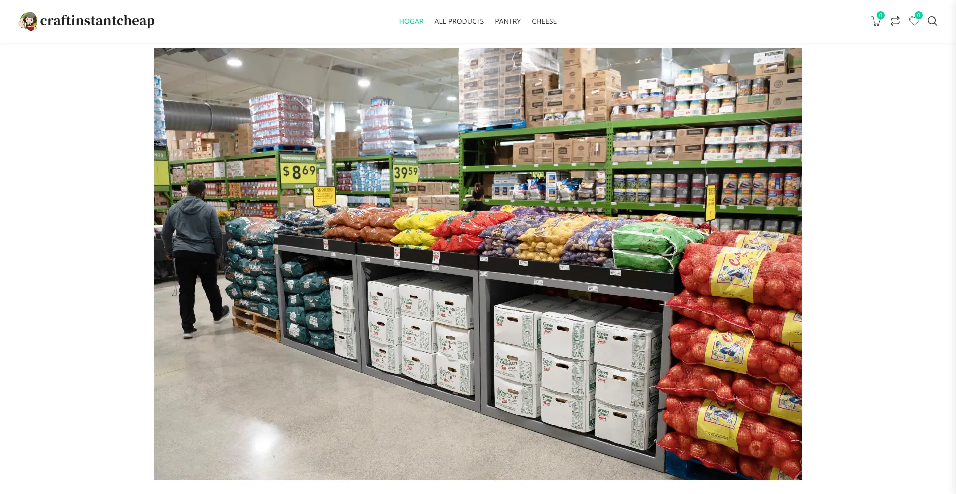 Website screenshot of Craftinstantcheap.com