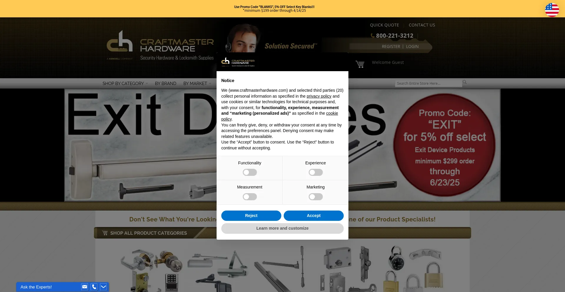Craftmasterhardware.com 安全可靠吗？