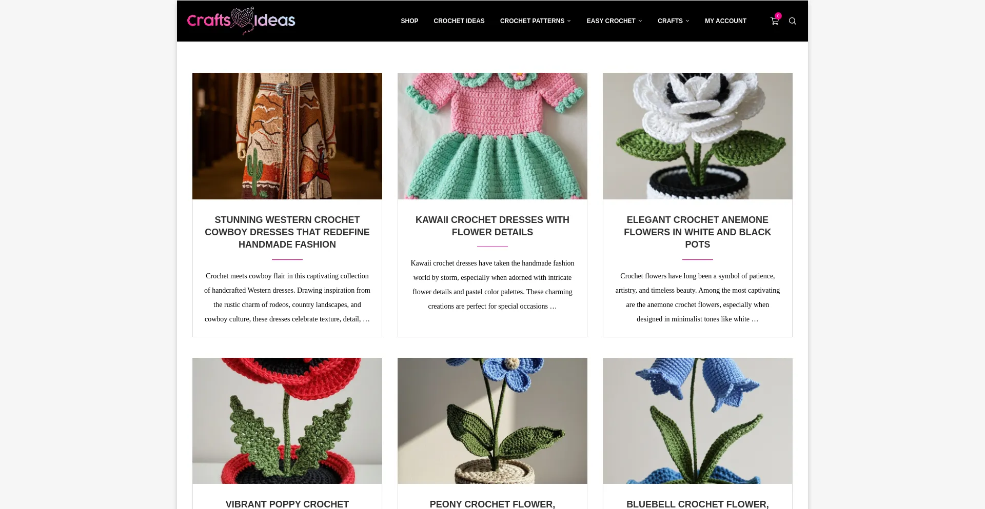 Website screenshot of Craftsideasdesign.com