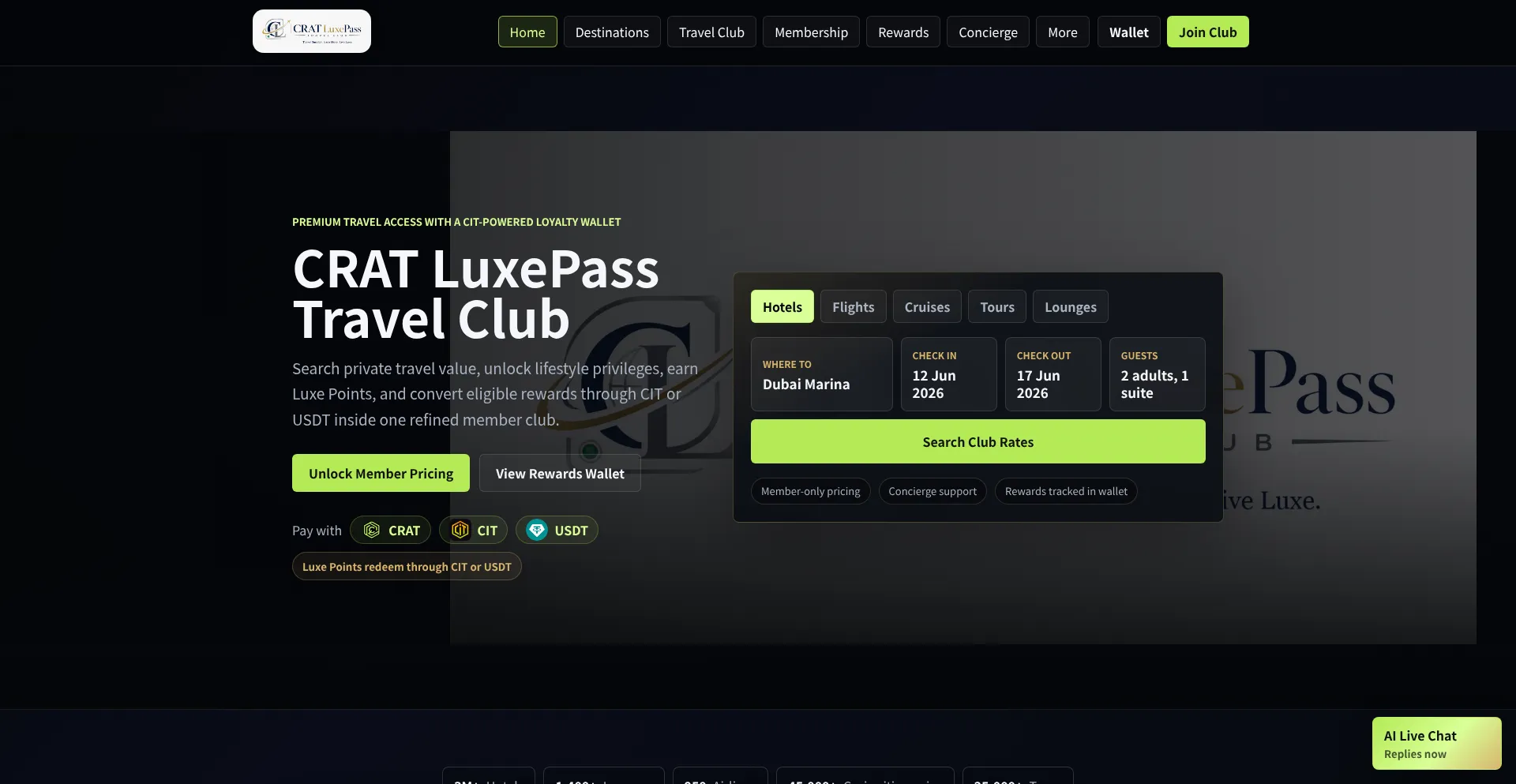 Cratluxepass.com