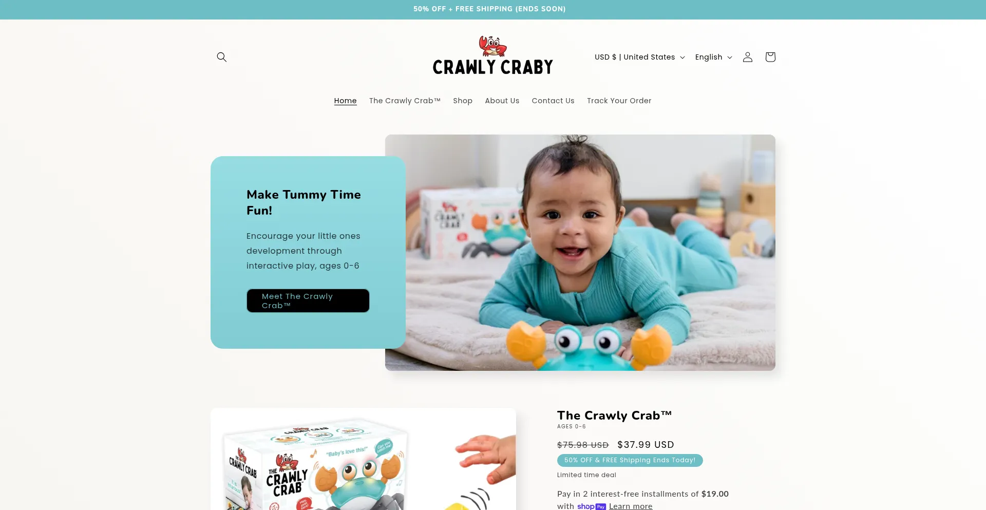 Crawlycraby.com 安全可靠吗？